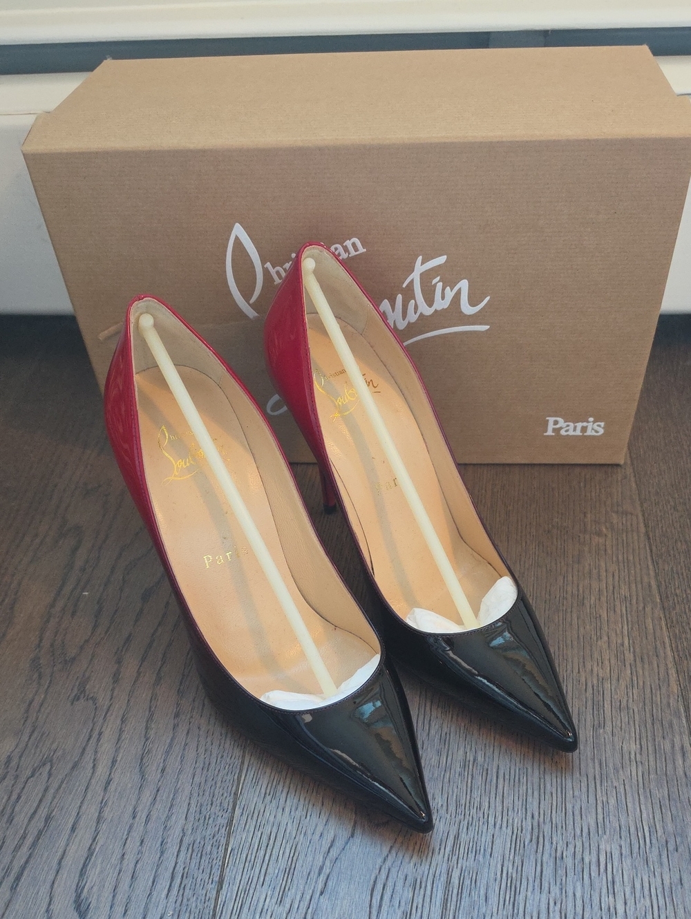 Christian Loubotin decollete 554 100 Patent Heels 35.5
